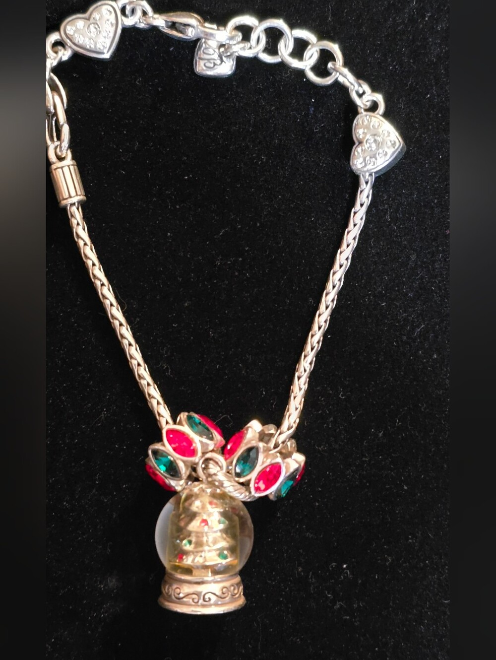 Brighton holiday charm bracelet Added CHRISTMAS TREE GLOBE